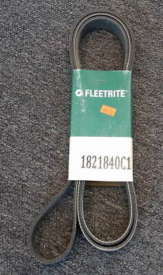 FLEETRITE # 1821840C1 Genuine OEM  INTERNATIONAL SERPENTINE BELT 8PK2338