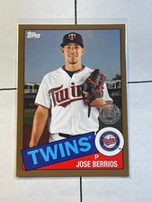 Jose Berrios 2020 Topps 1985 Gold Parallel SP #ed /50 Twins #85-62