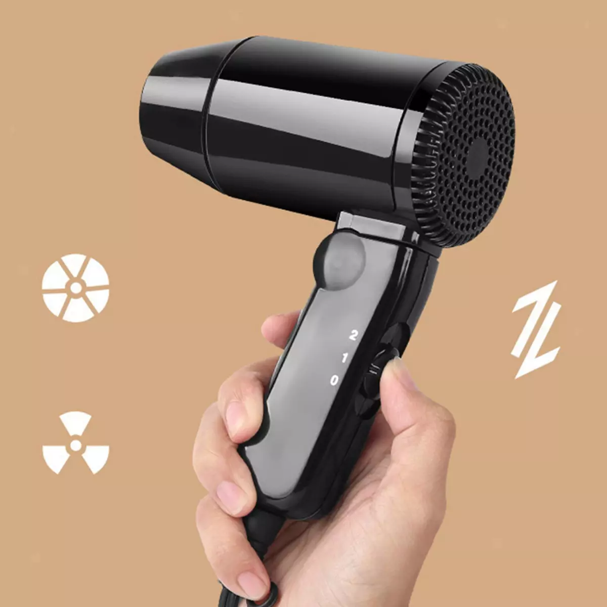 Car High Hair Dryer 12V Car Portable Hairdryer for Camping Travel