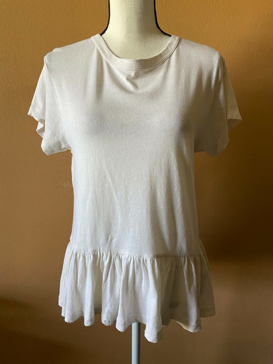 épine - Eé peplum tee white Eé peplum tee white | épine