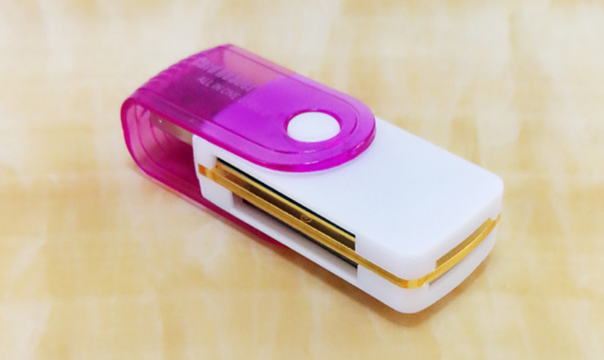 10pcs Multifunctional 4 in 1 card reader high speed SD/MS/TF/M2 card reader