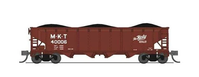 Broadway Limited N Scale ~ MKT ~ ARA 70-Ton 4-Bay Hopper w/Load ~ 4 Pack ~ 7429 - Image 2 of 4