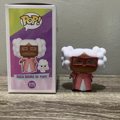 CUSTOM GLITTER FUNKO POP THE PROUD FAMILY  SUGA MAMA W/PUFF LOUDER & PROUDER1175
