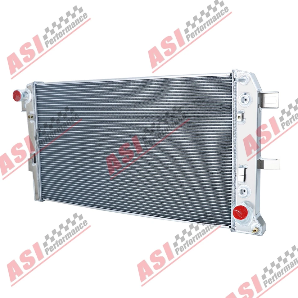 4-ROW Radiator For 2001-2005 Chevy Silverado 2500HD 3500 HD 6.6l Duramax LB7 LLY Foto 3 de 4