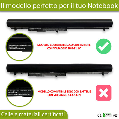 Batteria del computer portatile per HP COMPAQ HSTNN-I40C HSTNN-I49C HSTNN- I50C/I54C IB51 IB52 IB62 OB62 XB51 XB52 XB62 KU532AA NBP6A96  7