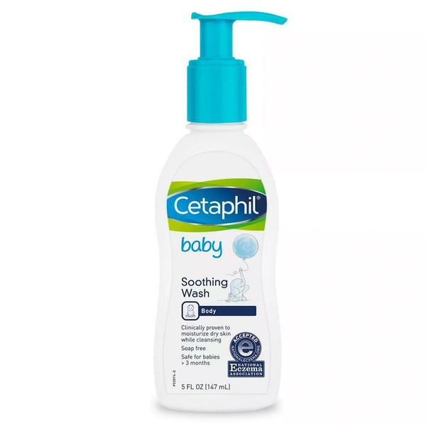 cetaphil baby eczema calming wash