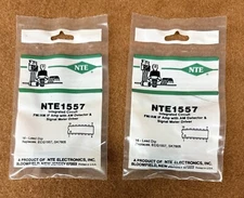 NOS NEW NTE Electronics NTE1557 IC, FM/AM IF Amp w/ AM Detector (ECG1557) 2 Pk