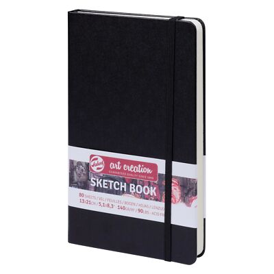 ROYAL TALENS Art Creation Skizzenbuch 13 x 21 cm schwarz sketch book Zeichenbuch