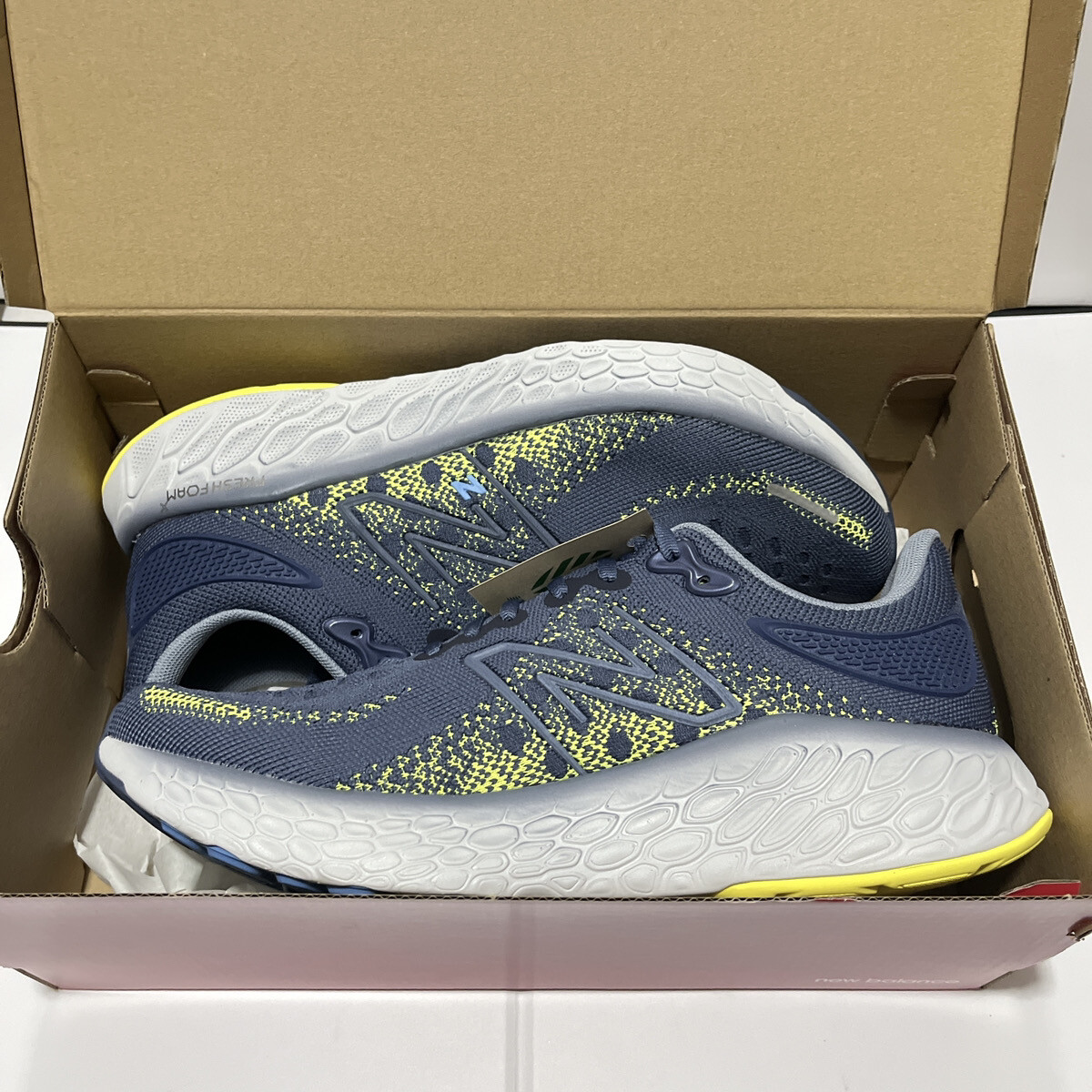 New Balance Fresh Foam X 1080 v12 12N M108012N Navy Yellow Men 