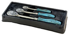 Snap-on Tools 3-Piece Blue Hard Handle Ratchet Set TML836 & F836 & S836 