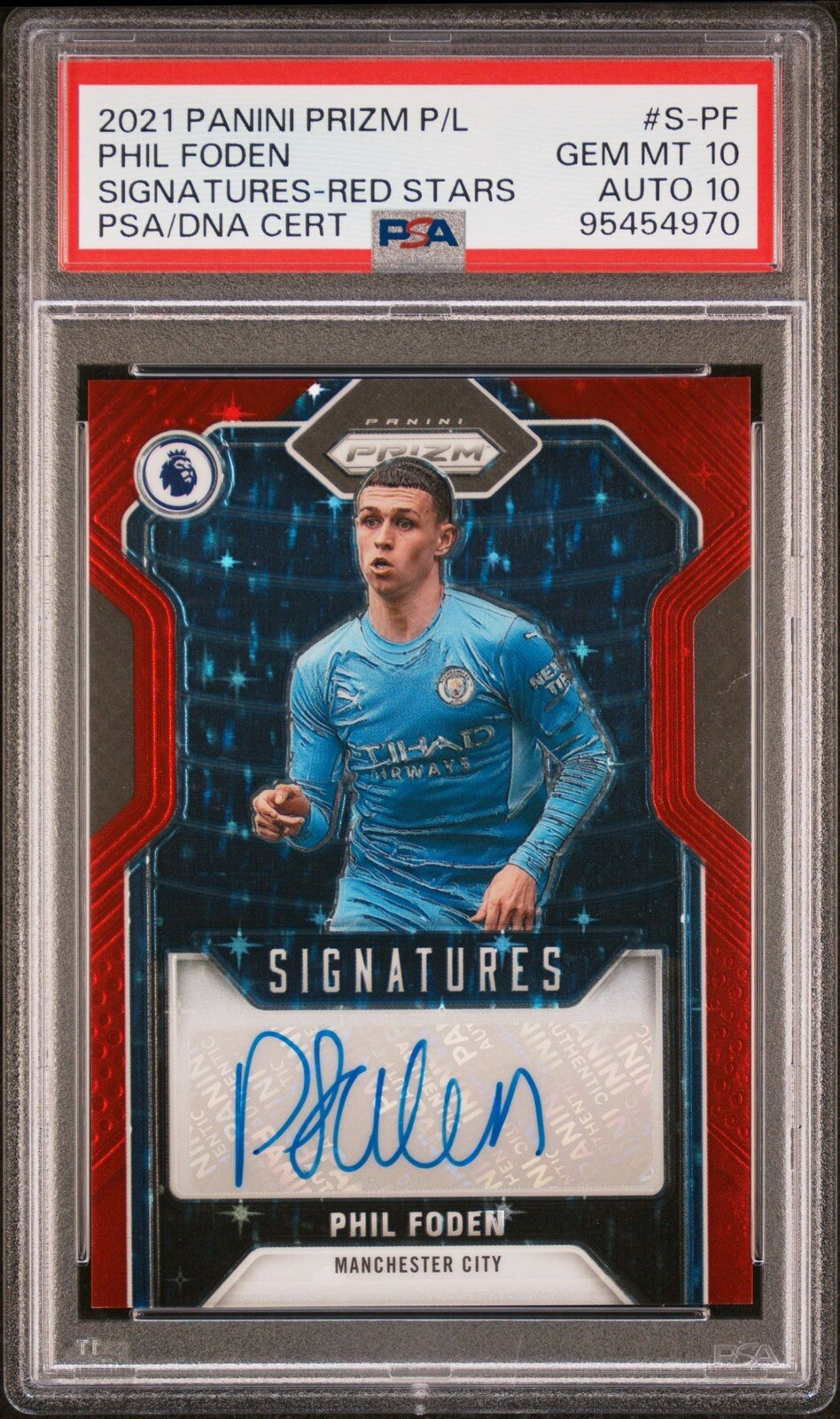 2023 Panini Donruss Phil Foden Auto（2023 Panini Prizm Phil Foden 