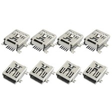 5PCS Mini USB SMD 5 Pin Female Mini B Socket Connector Plug