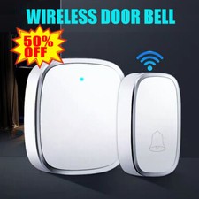 Wireless Door Bell Plug-in Electric Cordless Doorbell Indoor 36 Tunes 4 Volumes