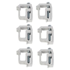 6pcs Truck Topper Clamps Truck Cap Mounting Clamps Shell  Truck Cap Clamps