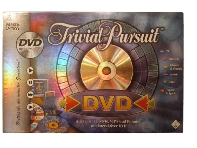 Parker Trivial Pursuit DVD Version  Brettspiel Lifestyle VIP´s Promis - Bild 1 von 4