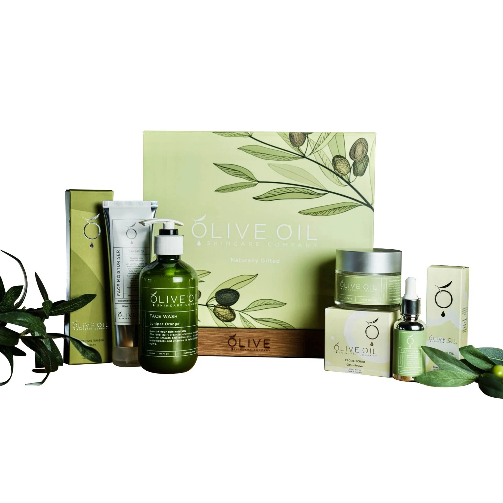Olive Oil Skin Care - Luxury Face Care Gift Pack (Australian Made)
Opens in a new window or tab