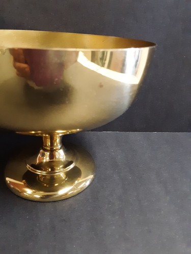 Vintage Seiden Solid Brass Candle stick Holders & Footed Candy Dish - Picture 15 of 21