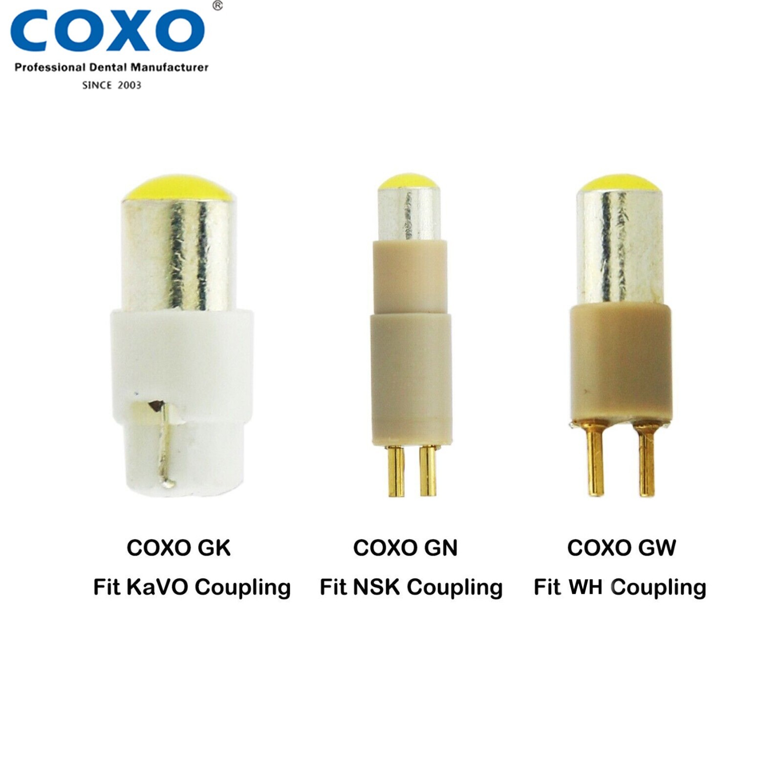 YUSENDENT Dental LED Light Bulb Replacement Fit Kavo NSK COXO Handpiece