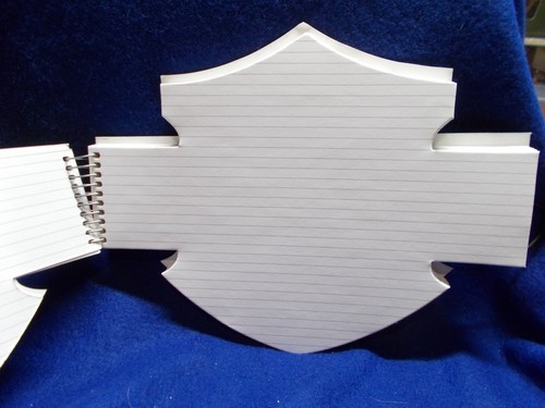 2004 Harley-Davidson Motorcycle Bar and Shield Notepad, NEW - Picture 2 of 4