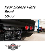 Corvette Custom Carbon Fiber C3 1968-1973 Rear License Plate Bezel Made In USA