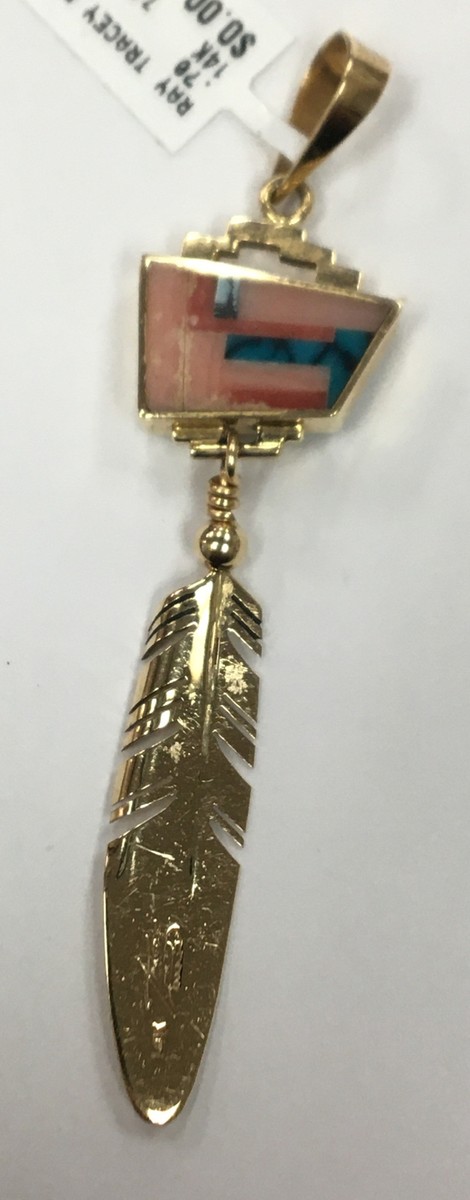 Ray Tracey Pendant 14k Native