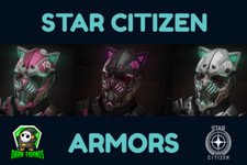 Juego de armadura Star Citizen - Juego de casco y armadura Star Kitten - Armadura y casco