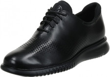 Cole Haan Men’s 2.Zerogrand Laser Wing Oxford Size 12 color Black On Black