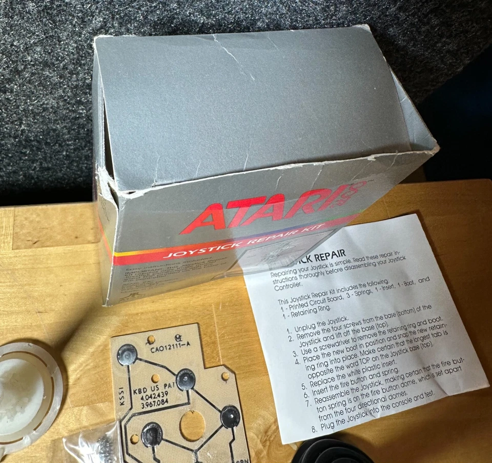 ATARI CX41 Joystick Repair Kit for 2600 CIB OEM Genuine Part Vintage RARE! - Image 2 of 4