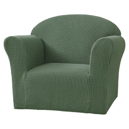 High Stretch Armchair Couch Cover Mini Sofa Slipcover Child's Chair Cover Soft - Picture 24 of 47