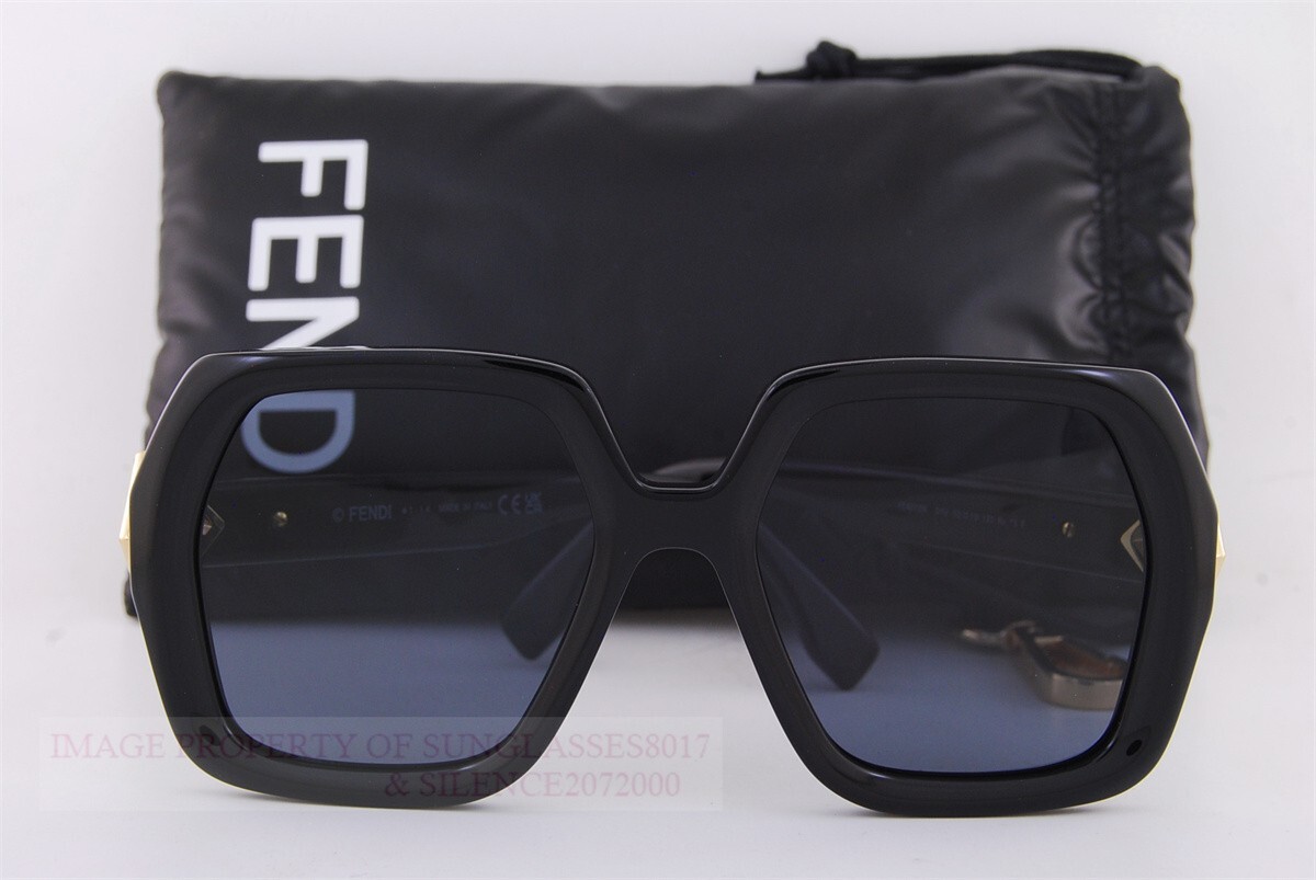 Brand New FENDI Sunglasses FE 40139I 01V Black/Blue For Men Women