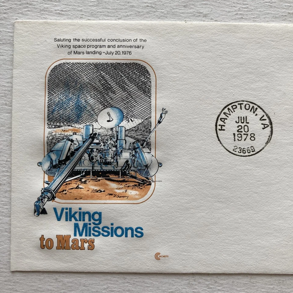 1978 Viking Missions Saluting the Anniversary of the Mars Landing FDC 7-20-78 - Image 2 of 4