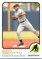 2022 Topps Heritage Minor League #178 Maikol Escotto