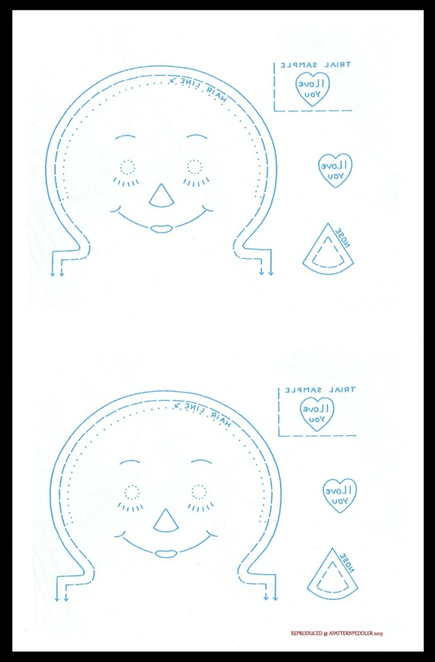 McCall's OR McCall 820 Pattern Raggedy Ann & Andy 19" Doll - Image 4 of 4