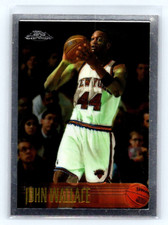1996-97 Topps Chrome #189 John Wallace Rookie Card RC New York Knicks Basketball. rookie card picture