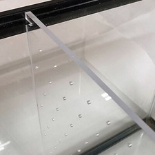 5.5/10 Gallon Fish Tank Divider CLEAR No Suction Cups Required FREE SHIPPING