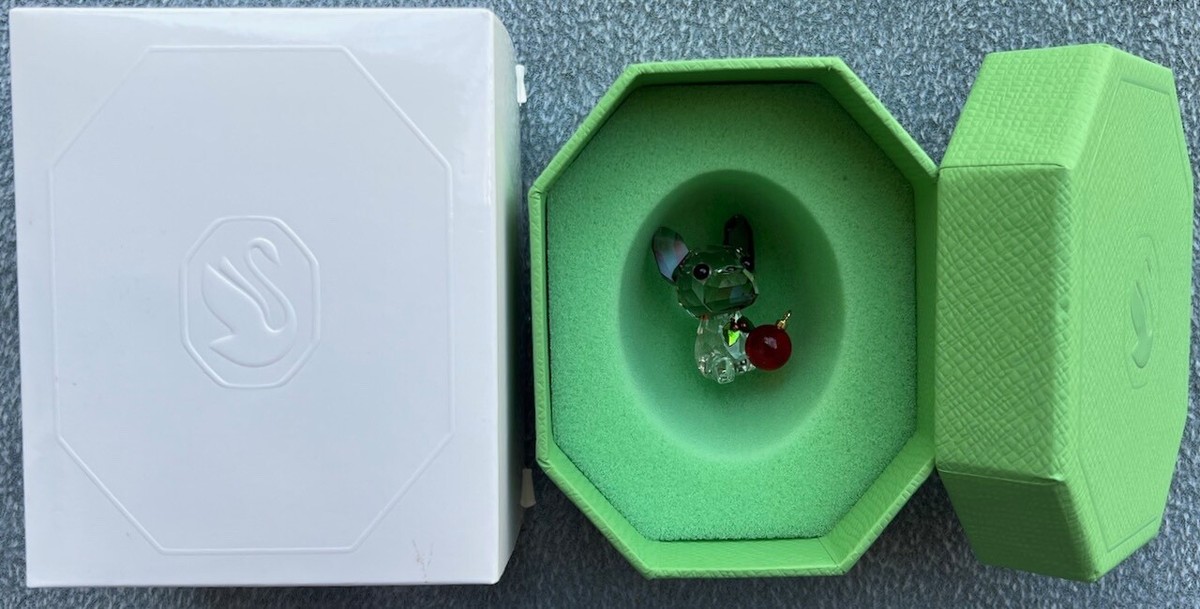 SWAROVSKI Crystal Holiday Cheers French Bulldog Figurine SWAROVSKI Crystal Holiday Cheers French Bulldog Figurine
