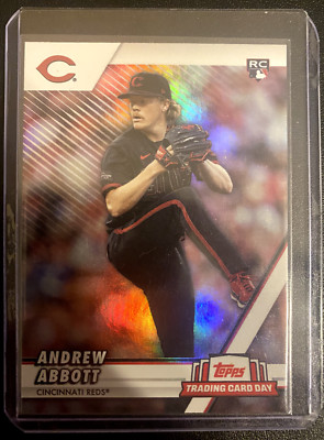 Andrew Abbott Cincinnati Reds 2024 Topps Trading Card Day Rookie Card CIN-8