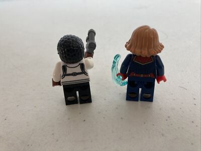 Lego Super Heroes Minifigure sh555 Captain Marvel sh554 Nick Furry