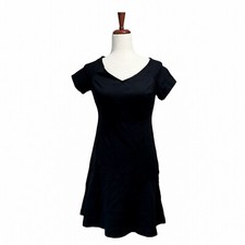 Ann Taylor Dress Size 8 "Little Black Dress" Short Sleeve Tailored Jersey Knit 2