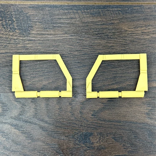 Muta Carrier Teenage Mutant Ninja Turtles Door Window part Set Of 2 Vintage