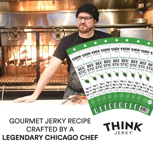 Think Jerky Jalapeno Beef Sticks, Gluten and Sugar Free, No Nitrates, Keto Paleo - Picture 5 of 5