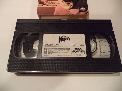 HORROR/SCI-FI ~ Boris Karloff as THE MUMMY ~ VHS Videotape RARE - Picture 3 of 3
