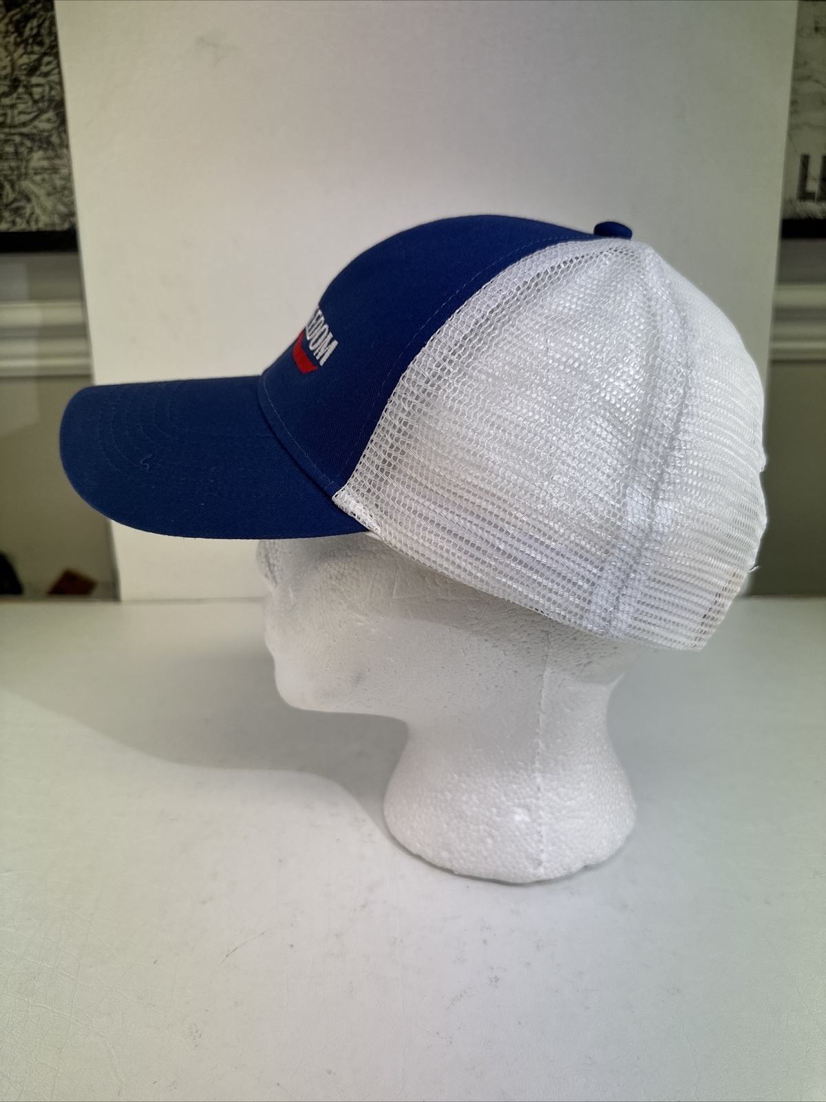 Chevrolet Freedom Vehicles Parts Racing Truckers Hat / Cap - Blue & White