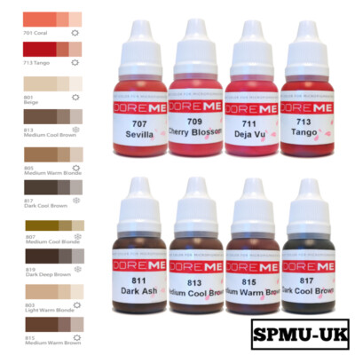 Doreme organische Pigmente - PMU permanente Stirn Tinte Lippenröten Tattoo Augenbraue