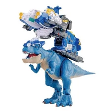 Supertron Tyran Powertronn dinosaur car combined powertron pop-up transformation