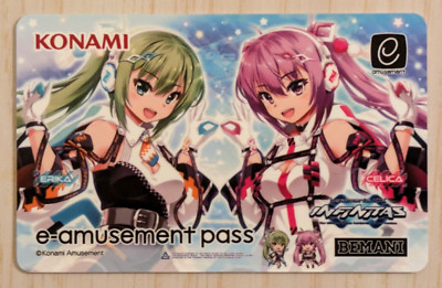 SHIPS FROM USA NEW Konami e-AMUSEMENT PASS Card beatmania IIDX INFINITAS