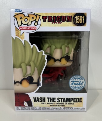 TRIGUN #1561 Vash The Stampede w/Punisher Cross Funko Pop