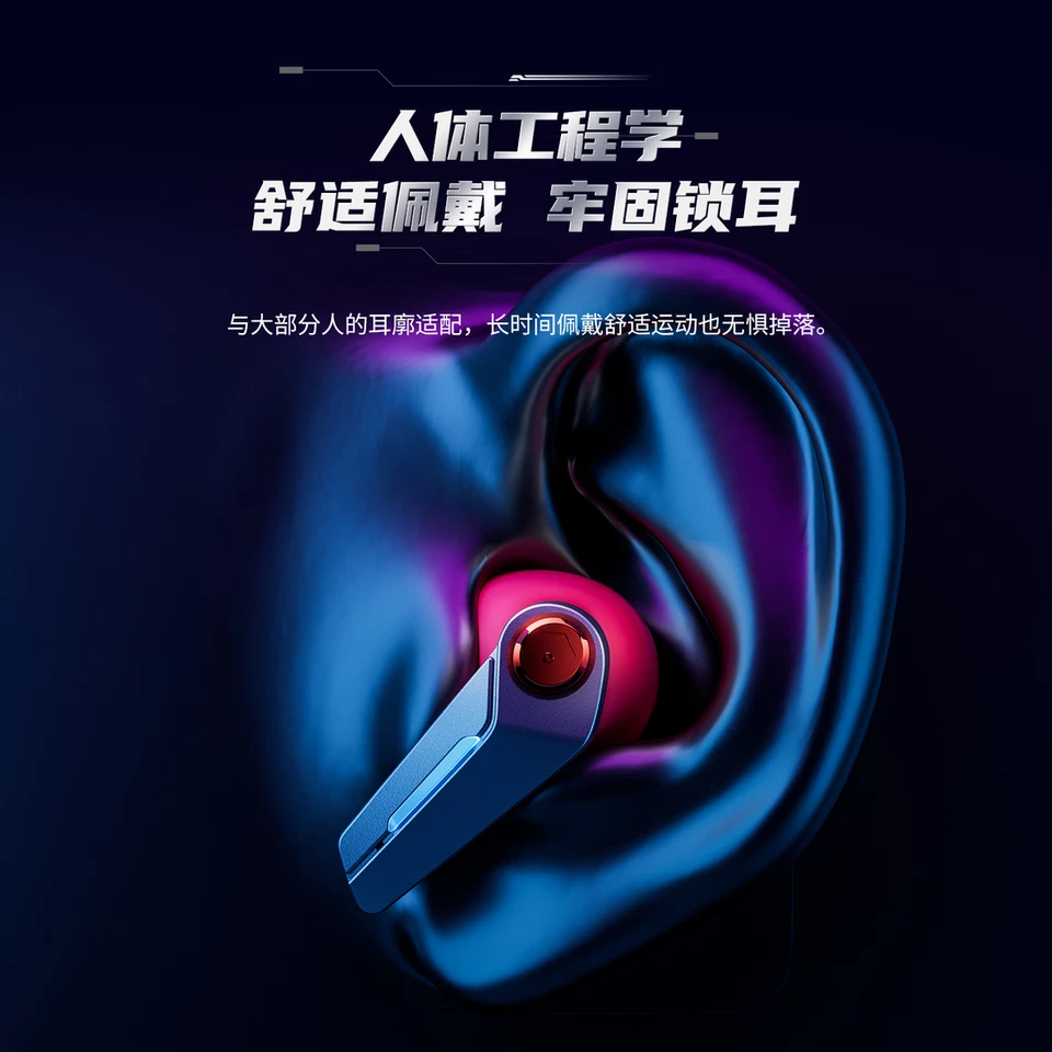 New Marvel Iron Man Mark 28 Mecha RGB Wireless Bluetooth Earphone Noise Reduc - Image 4 of 4