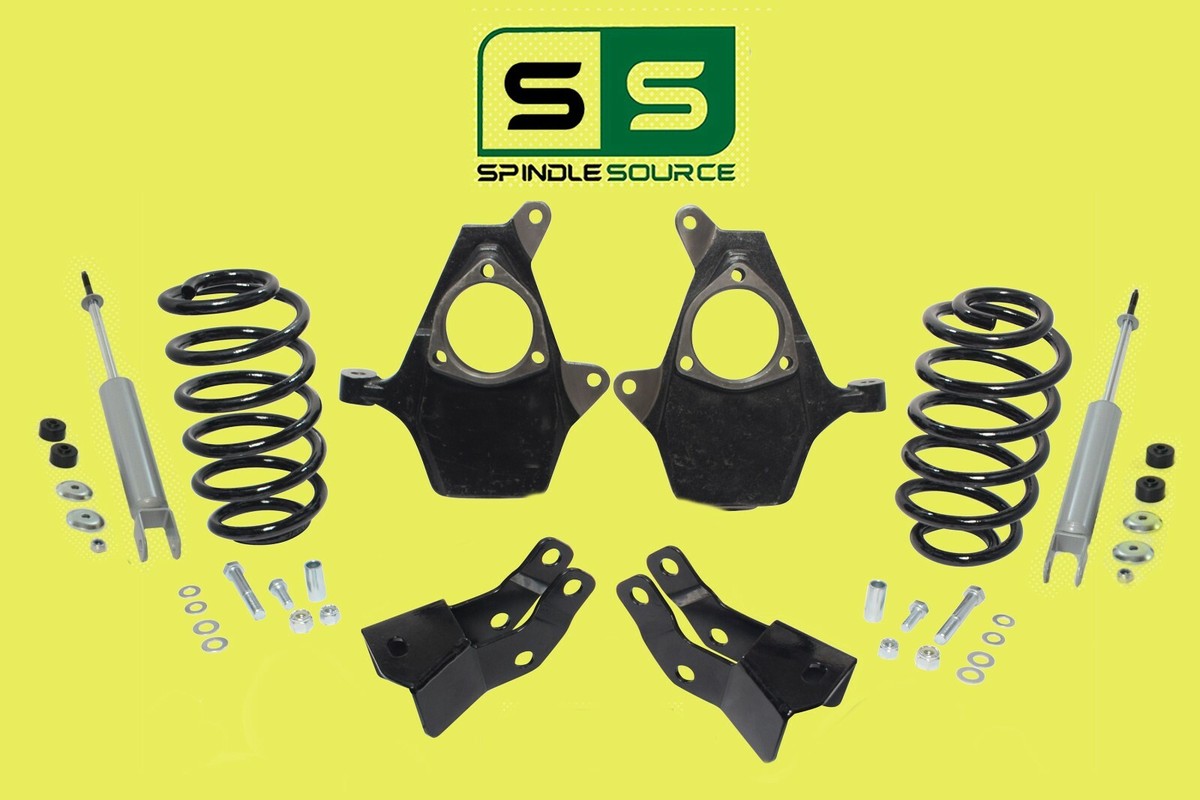 6 Drop Lowering Coil Springs + EXTNDRS FOR 00- 06 Chevy GMC