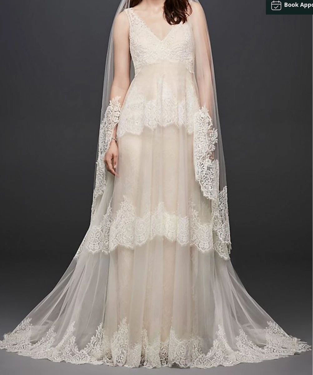 gunne sax white lace dress Gunne Sax Be Mine, Always Lace Gown